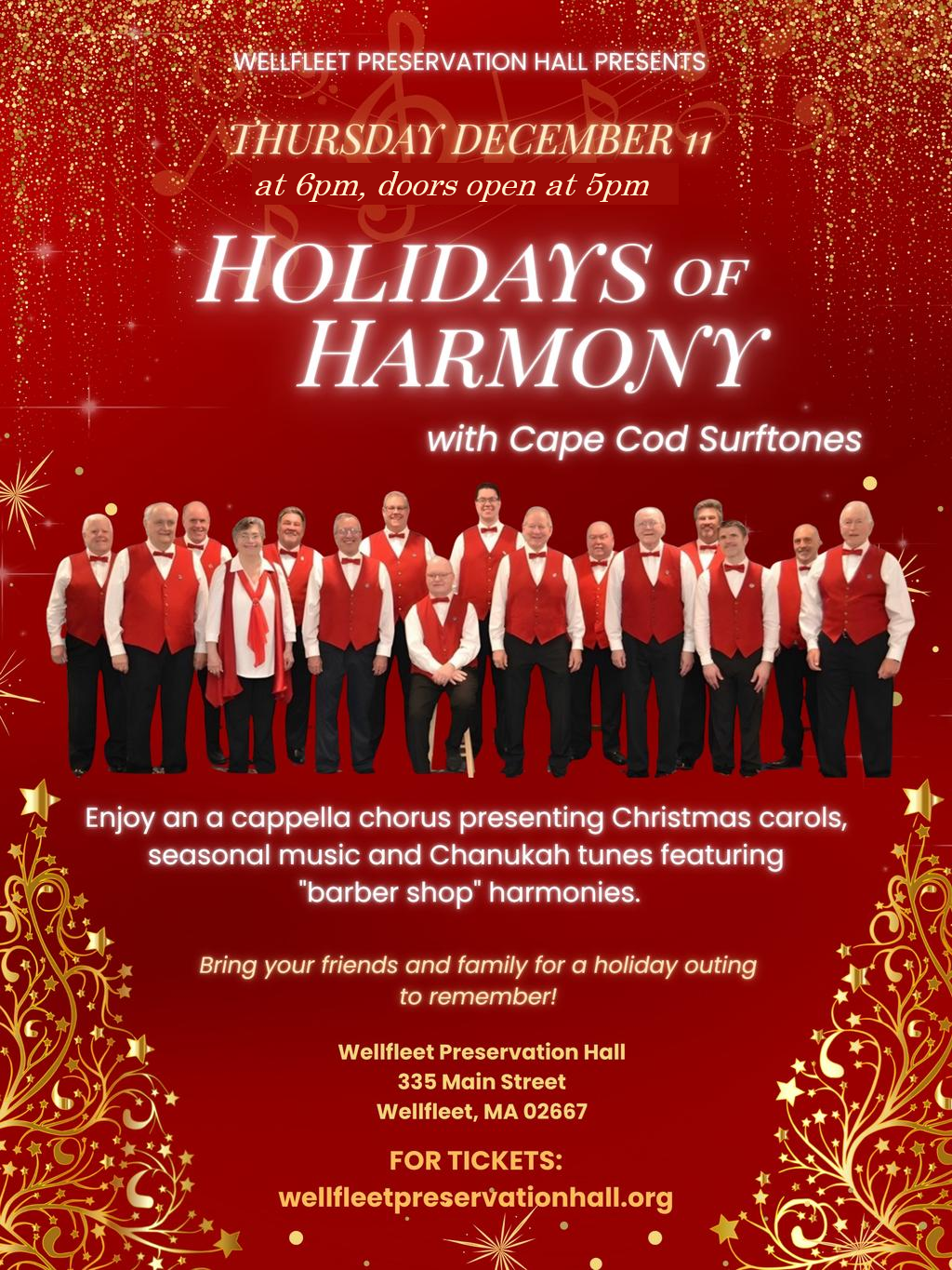 Wellfleet Preservation Hall - Holiday Program